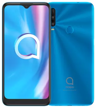 Смартфон Alcatel 1SE light 4087U, 6.22" 720x1520 IPS, Unisoc SC9863A, 2Gb RAM, 32Gb/4G, Wi-Fi, BT, 2xCam, 2-Sim, 4000mAh, Micro-USB, Android 10, синий (4087U-2BALRU12)