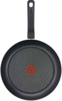 Сковорода Tefal Resist 24см, алюминий, антипригарное покрытие, черный без крышки (D5160432)