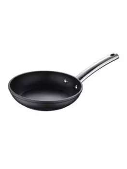 Сковорода универсальная Bergner BGMP-3550 FOODIES MASTERPRO 20 см, алюминий, антипригарное покрытие, черный без крышки