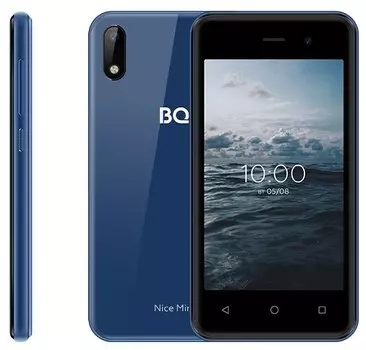 Смартфон BQ 4030G Nice Mini, 3.97" 480x800 TN, Unisoc SC7731E, 1Gb RAM, 16Gb, 3G, Wi-Fi, BT, Cam, 2-Sim, 1550 мАч, Micro-USB, Android 10, синий