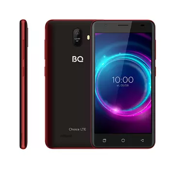 Смартфон BQ 5046L Choice LTE, 5" 720x1280 IPS, MediaTek MT6739WA, 2Gb RAM, 16Gb, 3G/4G, Wi-Fi, BT, Cam, 2-Sim, 2000 мАч, Micro-USB, Android 10, красный
