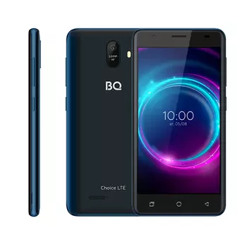 Смартфон BQ 5046L Choice LTE, 5" 720x1280 IPS, MediaTek MT6739WA, 2Gb RAM, 16Gb, 3G/4G, Wi-Fi, BT, Cam, 2-Sim, 2000 мА⋅ч, Micro-USB, Android 10, синий