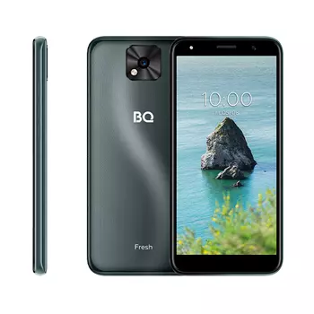 Смартфон BQ 5533G Fresh, 5.45" 480x960 IPS, Unisoc SC7731E, 2Gb RAM, 16Gb, 3G, Wi-Fi, BT, Cam, 2-Sim, 2000 мАч, Micro-USB, Android 10 Go, серый