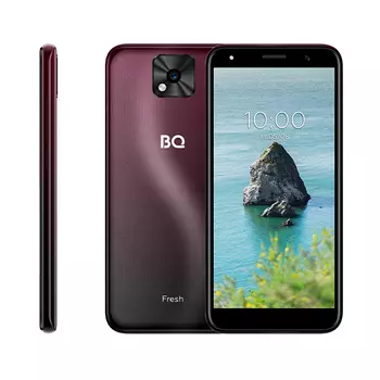 Смартфон BQ 5533G Fresh, 5.45" 480x960 IPS, Unisoc SC7731E, 2Gb RAM, 16Gb, 3G, Wi-Fi, BT, Cam, 2-Sim, 2000 мА⋅ч, Micro-USB, Android 10 Go, красный