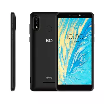 Смартфон BQ 5740G Spring, 5.7" 480x960 TN, Unisoc SC7731E, 1Gb RAM, 16Gb, 3G, Wi-Fi, BT, Cam, 2-Sim, 2350 мА⋅ч, Micro-USB, Android 10, черный