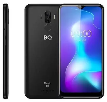 Смартфон BQ 6042L Magic E 6.09", 1280x600 IPS, UNISOC SC9863A, 2Gb RAM, 32Gb, 3G/LTE, NFC, WiFi, BT 2xCam, 2-Sim, 2950mAh, micro-USB, черный