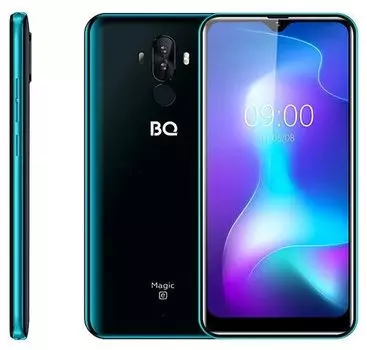 Смартфон BQ 6042L Magic E 6.09", 1280x600 IPS, UNISOC SC9863A, 2Gb RAM, 32Gb, 3G/LTE, NFC, WiFi, BT 2xCam, 2-Sim, 2950mAh, micro-USB, темно-cиний