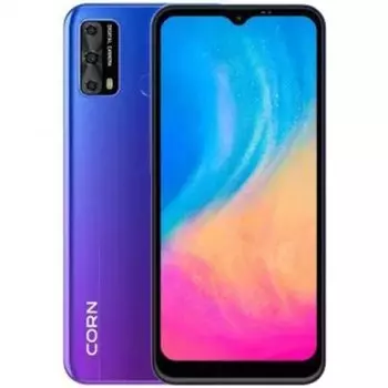 Смартфон Corn Tronik 3, 6.53" 720x1600 IPS, MediaTek MT6739, 3Gb RAM, 32Gb, 3G/4G, Wi-Fi, BT, Cam, 2-Sim, 4300 мА⋅ч, Micro-USB, Android, фиолетовый (CRN-TRONIC3-BK)