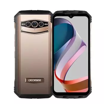 Смартфон DOOGEE V30T, 6.58" 1080x2408 IPS, MediaTek Dimensity 1080, 12Gb RAM, 256Gb, 3G/4G, NFC, Wi-Fi, BT, 3xCam, 2-Sim, 10.8 А·ч, USB Type-C, Android 12, розовое золото (V30T Rose Gold)