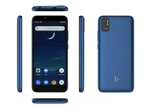 Смартфон Fly SA55, 5.45" 480x960 TN, Unisoc SC9832E, 2Gb RAM, 16Gb, 3G/4G, Wi-Fi, BT, 2xCam, 2-Sim, 2400 мА⋅ч, Micro-USB, Android, синий (SA55 2GB/16GB 2400mAh GMS Blue)