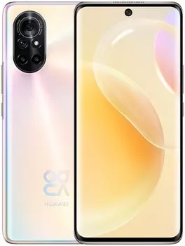Смартфон Huawei Nova 8, 6.57" 2340x1080 OLED, HiSilicon HiSilicon Kirin 820E 5G, 8Gb RAM, 128Gb, 3G/4G, NFC, Wi-Fi, BT, 4xCam, 2-Sim, 3.8 А·ч, USB Type-C, Android 11, розовый (51096NTP)