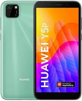 Смартфон Huawei Y5p, 5.45" 720x1440 IPS, MediaTek Helio P22, 2Gb RAM, 32Gb, 3G/4G, Wi-Fi, BT, 2xCam, 2-Sim, 30200 мА⋅ч, Micro-USB, Android 10, зеленый (51095MTM)