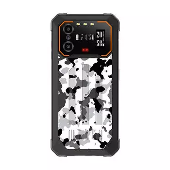 Смартфон IIIF150 B1 Pro Plus, 6.5" 1080x2400 IPS, MediaTek Helio G37, 6Gb RAM, 128Gb, 3G/4G, NFC, Wi-Fi, BT, 3xCam, 2-Sim, 10000 мАч, USB Type-C, Android 13, камуфляж белый, ударопрочный корпус