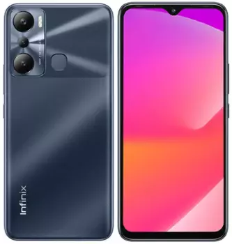 Смартфон Infinix HOT 20i, 6.6" 720x1612 IPS, MediaTek Helio G25, 4Gb RAM, 64Gb, 3G/4G, Wi-Fi, BT, 3xCam, 2-Sim, 5000 мА⋅ч, Micro-USB, Android 12 Go, черный