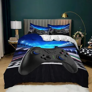 Комплект постельного белья для спальни с игровой мышью, 3D детская игровая мышь, пододеяльник и наволочка, очень большая односпальная кровать/двуспальная кровать, полноразмерная домашняя одежда Baby 100x135cm