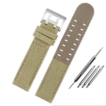 Классический ремешок для часов Hamilton Khaki Field Watch h760250/h77616533/h70605963 H68201993 из натуральной кожи и нейлона для мужских часов 20 мм 22 мм 20mm