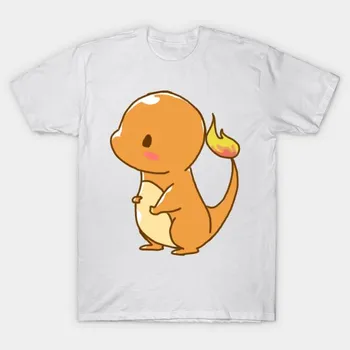 T Shirt Women Lizard Harajuku Print Kawaii Tshirt Summer Short Sleeve Female T-Shirt Top Tee S розовый