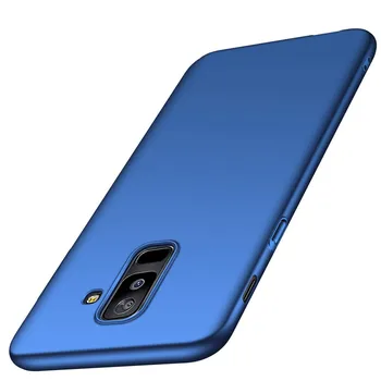 Тонкий жесткий матовый чехол для Samsung Galaxy S9 + S20 FE S21 Ultra S10 S8 A32 A52 A72 A31 A51 A71 A21S A50 A42 A02 M02 A10 A11 A30S A20 A30 A21 A02S A6 A7 Samsung A7(2018) чёрный