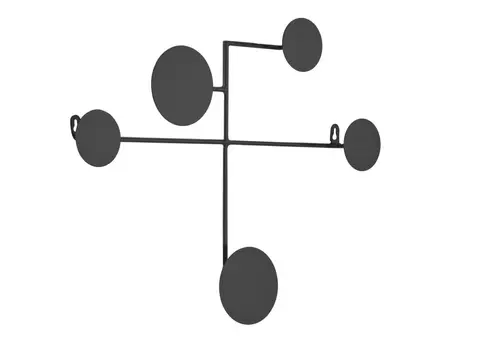 Вешалка настенная vianela (la forma) черный 52x40x5 см.