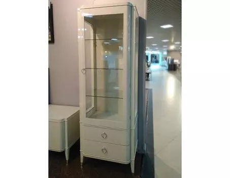 Витрина modena (fratelli barri) белый 70x200x49 см.