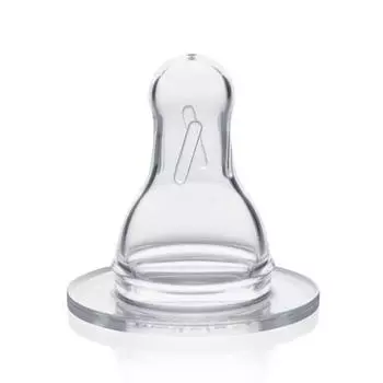 Medela Соска силиконовая М средний поток, от 3 месяцев, 2 шт.