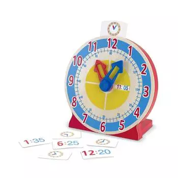 Melissa &amp; Doug "Первые навыки" Часы с карточками-заданиями