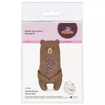 Miadolla Набор для изготовления игрушки "Арома Мишка", кофе