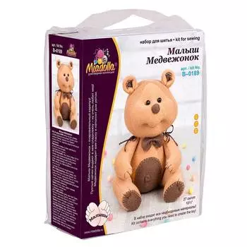 Miadolla Набор для изготовления игрушки "Малыш Медвежонок", 27 см