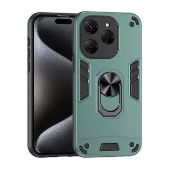 Многослойный автомобильный держатель-подставка для TECNO Spark 20 Pro 10 9 9T 8 8T 7P 7 ProTecno Spark Go 2024 2023, защитный чехол для камеры For Spark 20 Pro 4G чёрный