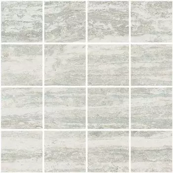 Мозаика Rex Ceramiche Travertino White 7,5X7,5 6Mm Mos.Matte 30х30