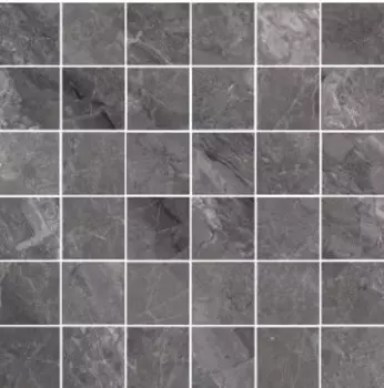 Мозаика Cerdomus Supreme Mosaico 4,7x4,7 Charcoal Lev. 30x30