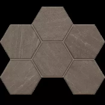 Мозаика Estima Gabbro Anthracite GB03 Hexagon Непол. 25x28,5
