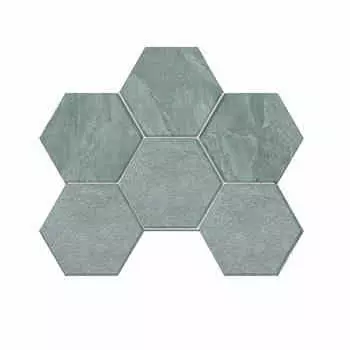 Мозаика Estima Luna Grey LN02/TE02 Hexagon Непол. 25x28,5