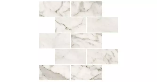 Мозаика Kerranova Marble Trend K-1000/LR/m13/30,7x30,7 Carrara