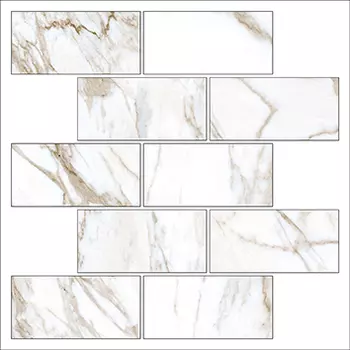 Мозаика Kerranova Marble Trend K-1001/MR/m13/30,7x30,7 Calacatta