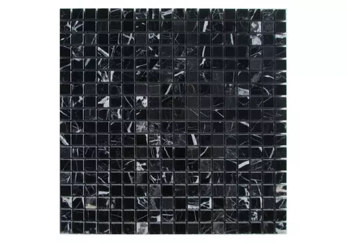 Мозаика Orro mosaic Stone Nero Marquina Pol. 15x15x4 30,5x30,5