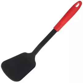 Лопатка кулинарная пластик, навеска, красная, Daniks, Эконом, H1022-09R