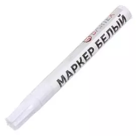 Маркер красящий по картону, металлу, пластику, стеклу, белый, Bartex