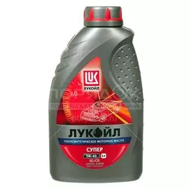 Масло моторное полусинтетическое, 5W40, Лукойл, Супер, 1 л, 3471798