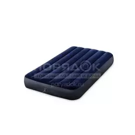 Матрас надувной Intex, 191х99х25 см, 64757, без насоса, флокированный, 136 кг