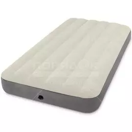 Матрас надувной Intex, 191х99х25 см, 64101, без насоса, флокированный, особопрочный, 136 кг