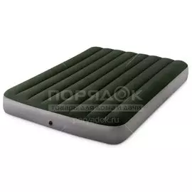 Матрас надувной Intex, 203х152х25 см, 64109, без насоса, флокированный, 272 кг