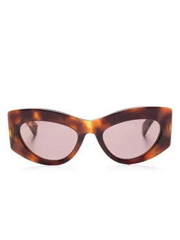 Солнцезащитные очки в оправе «кошачий глаз» Gucci Eyewear, коричневый