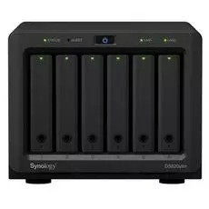 Сетевой накопитель Synology DS620slim HDD/SSD SATA, RAID 0/1/5/6/10/JBOD, 2хGbLAN, 3xUSB3.0, без HDD