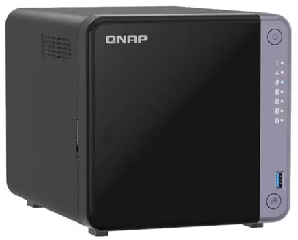 Сетевой RAID-накопитель QNAP TS-432X-4G 4 отсека 3,5"/2,5", 2 порта 2,5 GbE, 1 порт 10 GbE SFP+, Annapurna Labs AL-524 2,0 ГГц, 4 ГБ DDR4