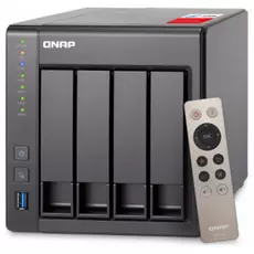Сетевой RAID-накопитель QNAP TS-451+-2G 4 отсека для HDD, HDMI-порт. Intel Celeron J1900 2,0 ГГц, 2ГБ