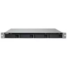 Сетевой RAID-накопитель QNAP TS-463XU-RP-4G NAS, 4-tray w/o HDD, rackmount, 2xPSU, Quad-сore AMD 2.0 GHz, 4GB DDR3L (1x4GB ) up to 16GB (2x8GB ),1x 10