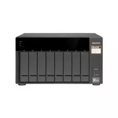 Сетевой RAID-накопитель QNAP TS-873-4G NAS 8 HDD trays, 2 x M.2 slots SSD, rackmount, 1 PSU. 4-core AMD RX-421ND 2,1 GHz (up to 3,4 GHz ), 4GB DDR4 (