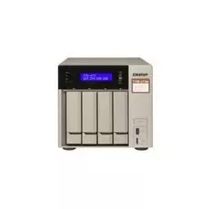Сетевой RAID-накопитель QNAP TVS-473e-8G NAS, 4-tray w/o HDD, 2xM.2 SSD Slot, 2xHDMI-port. Quad-сore AMD quad-core 2.1 GHz up to 3.4 GHz , 8GB DDR4 (2
