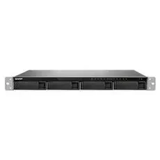 Сетевой накопитель QNAP TVS-972XU-RP-i3-4G 4 отсека 3,5"/2,5", 5х2,5", 2х10 SFP+, стоечное исполнение, 2 блока питания. i3-8100 3,6 ГГц, 4 ГБ DDR4